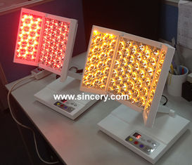 آلة العلاج الضوئي LED المحمولة مع الضوء الأحمر / الأزرق / الأصفر لعلاج الوجه