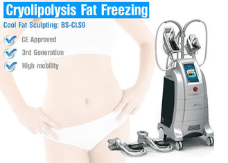 4 مقابض Cryolipolysis لتخفيف الوزن معدات التخسيس آلة للحد من الدهون بسرعة