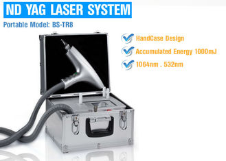 إزالة الصباغ بيكو آلة الليزر س مبدلة ND YAG آلة الليزر عالية التنقل لسهولة الحمل