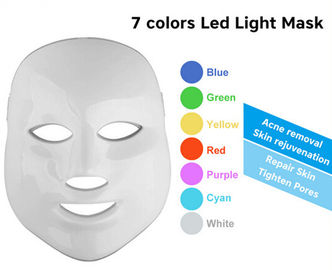 7 ألوان الصمام العلاج بالضوء آلة تجديد الجلد بقيادة قناع الوجه الاستخدام المنزلي