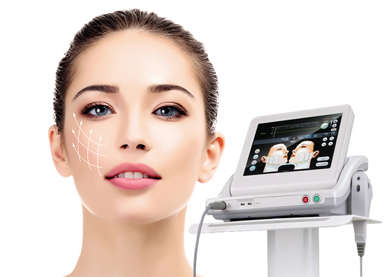 عالية الكثافة ركزت الموجات فوق الصوتية HIFU آلة الجمال لعلاج الوجه في صالون تجميل