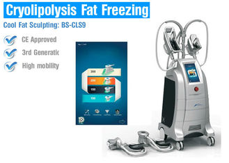 Cryo تجميد Cryolipolysis الجسم التخسيس آلة ، معدات تخفيض الوزن