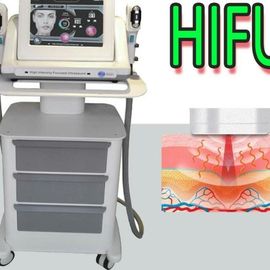 خرطوشة متعددة الموجات فوق الصوتية HIFU آلة التخسيس علاج غير مؤلم