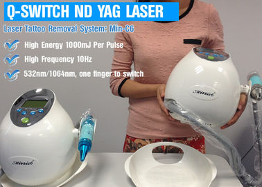 ND YAG Q - مبدلة بالليزر لإزالة الوشم بالحلقة المغلقة ذاتيا مياه التبريد بالهواء