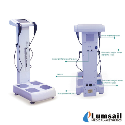 شاشة تعمل باللمس آلة تحليل تكوين الجسم ، آلة نسبة الدهون في الجسم